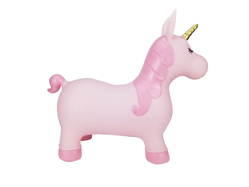 KAPER KIDZ BOUNCY RIDER UNICORN- PINK