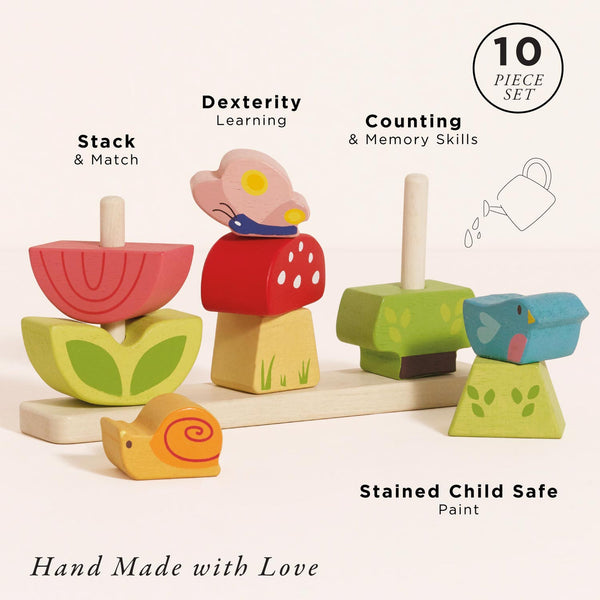 LE TOY VAN STACKING WOODLAND GARDEN