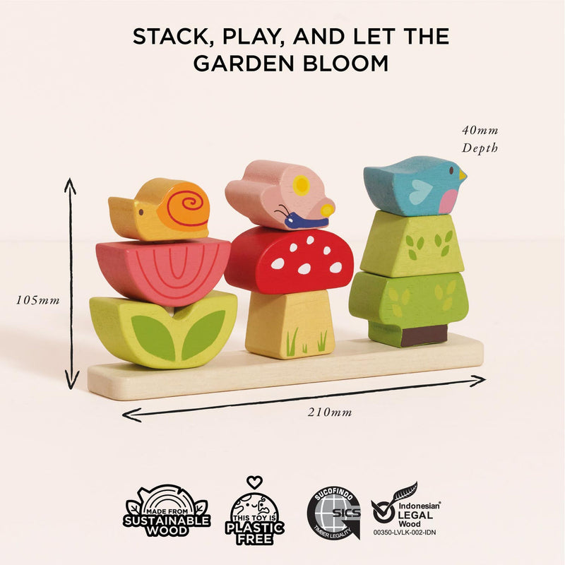 LE TOY VAN STACKING WOODLAND GARDEN