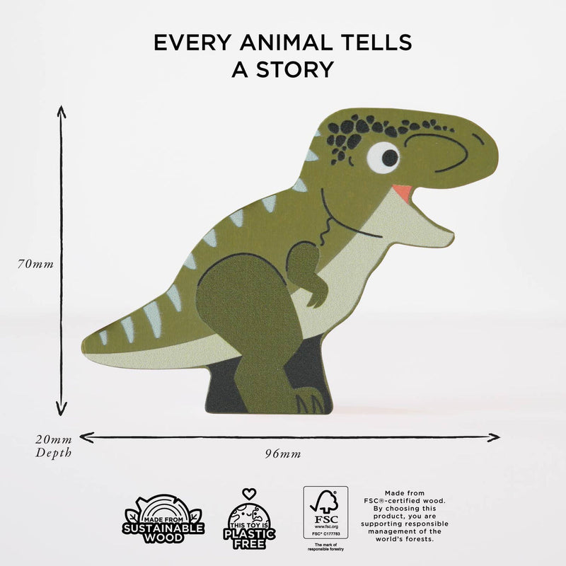 LE TOY VAN JURASSIC DINOSAUR STACKER & BAG