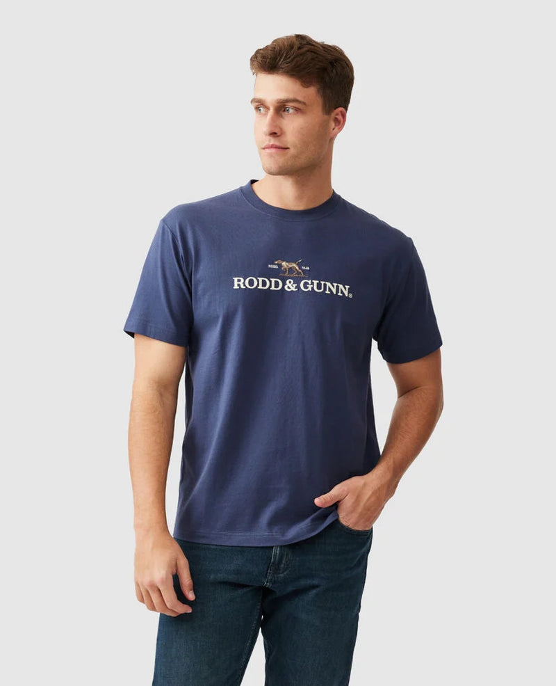 Rodd & Gunn The Peaks Logo Tee - 3 Colours