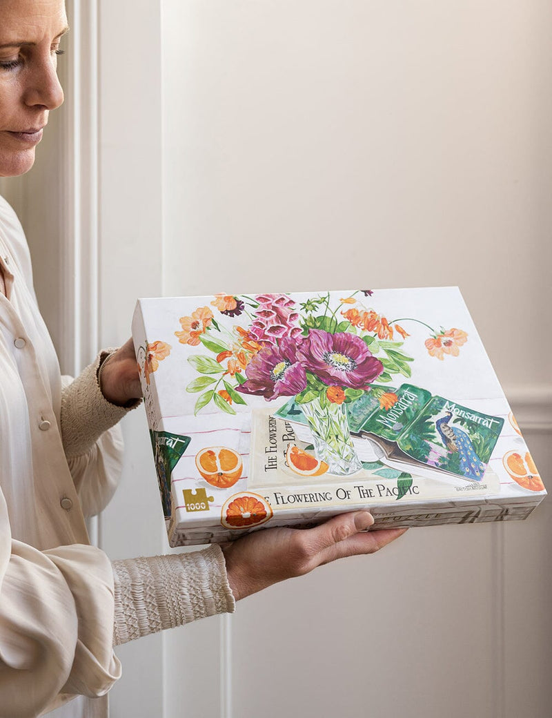 BESPOKE LETTERPRESS - POPPIES AND FOXGLOVE 1000PC