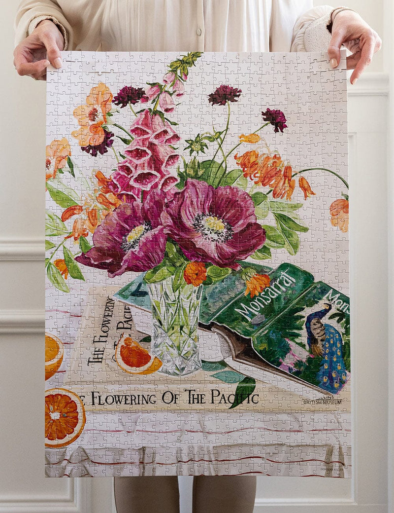BESPOKE LETTERPRESS - POPPIES AND FOXGLOVE 1000PC