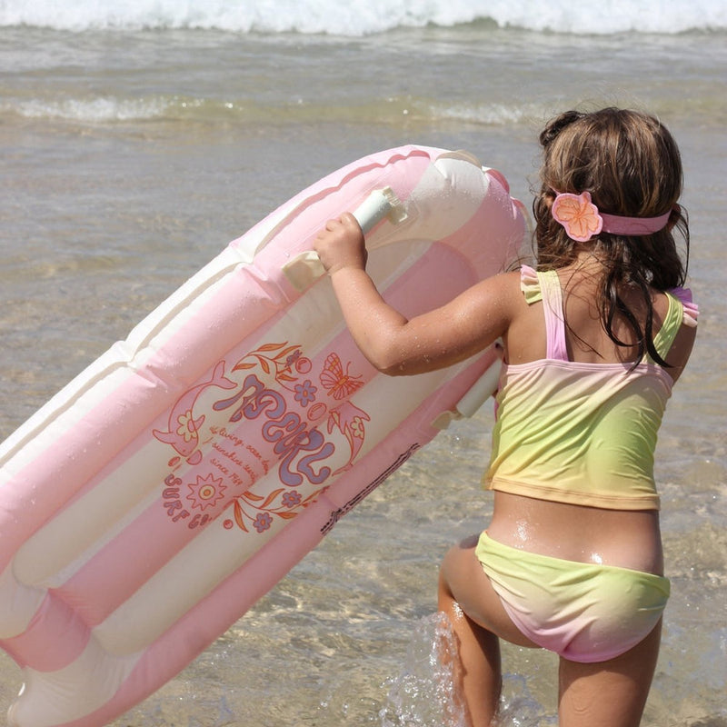 SUNNYLIFE KIDS SURF MAT- DOLPHIN SURF CO