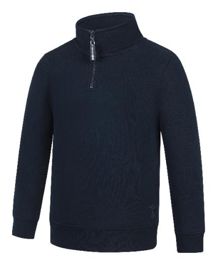 Ritemate Children's Zipper Closed Front Fleece Pullover - French Navy