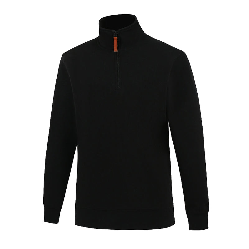 Pilbara Men's Classic Zipper Closed Front Fleece Pullover - 12 Colours