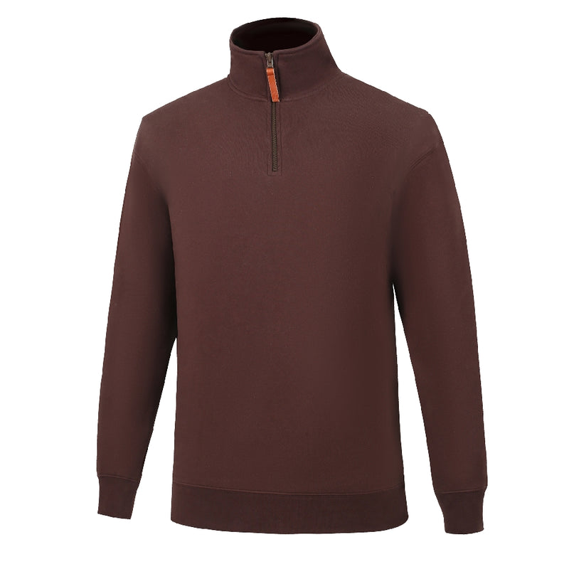 Pilbara Men's Classic Zipper Closed Front Fleece Pullover - 12 Colours