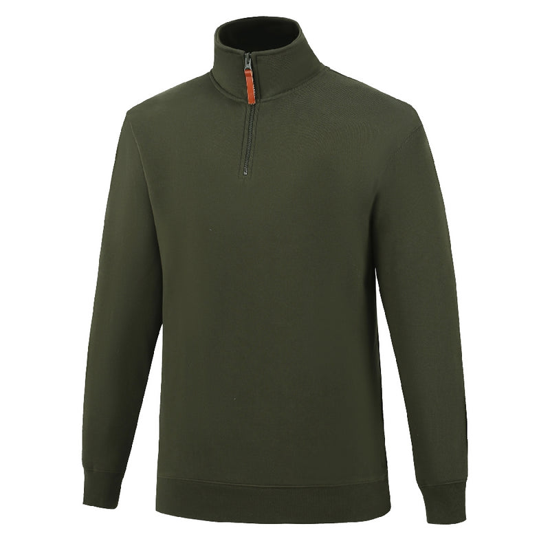 Pilbara Men's Classic Zipper Closed Front Fleece Pullover - 12 Colours