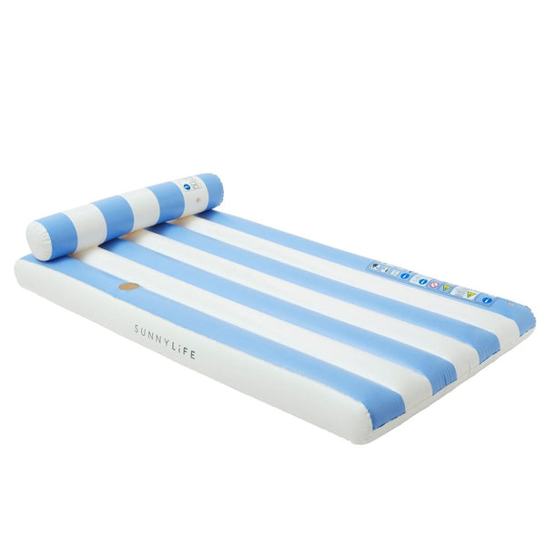 SUNNYLIFE LUXE LILO- BLUE STRIPE