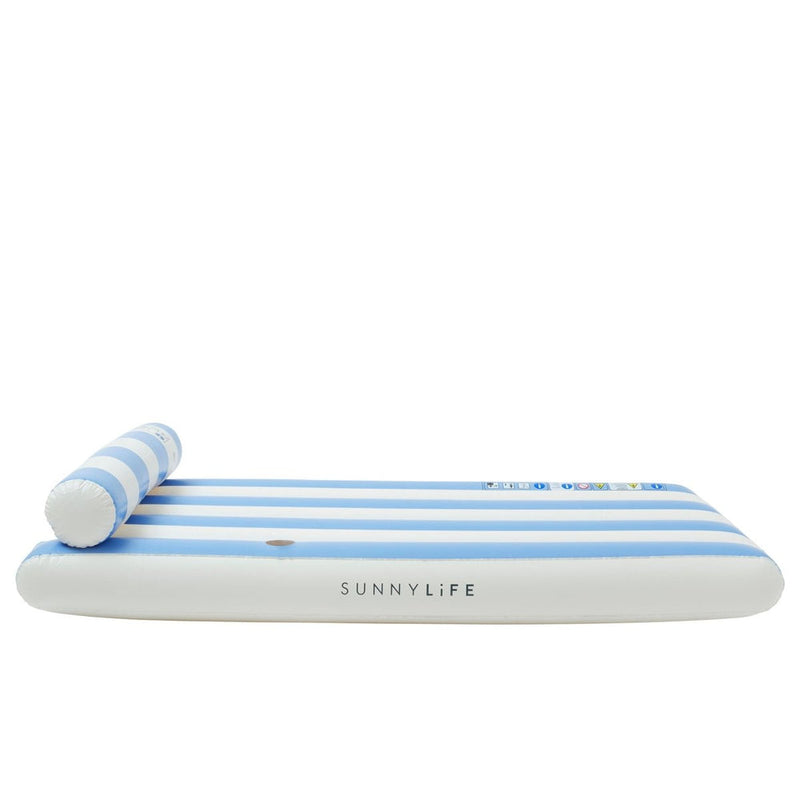 SUNNYLIFE LUXE LILO- BLUE STRIPE