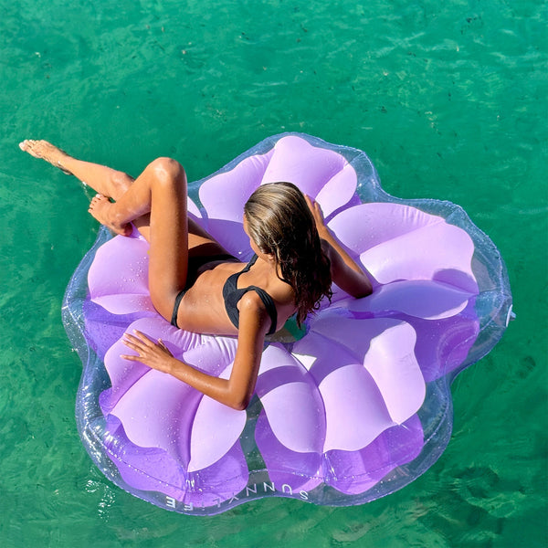 SUNNYLIFE LUXE LIE-ON FLOAT- HIBISCUS