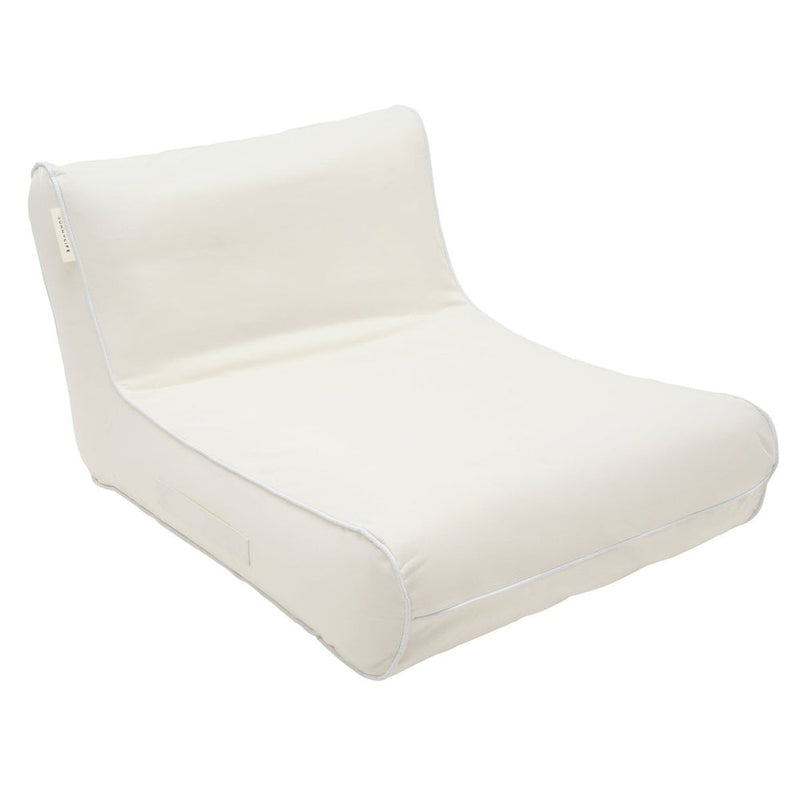 SUUNYLIFE LUXE FLOATING CHAIR- CASA CREAM, SAGE & MARINE STRIPE