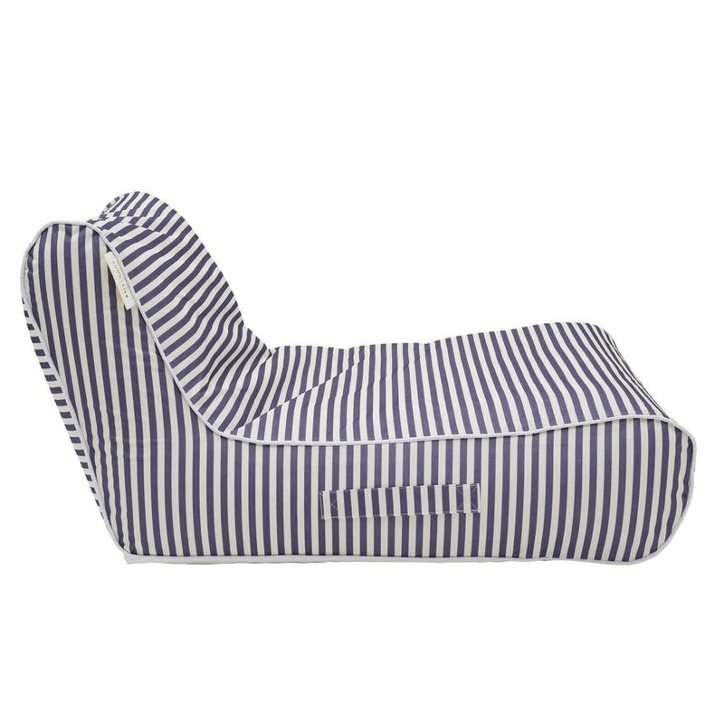 SUUNYLIFE LUXE FLOATING CHAIR- CASA CREAM, SAGE & MARINE STRIPE