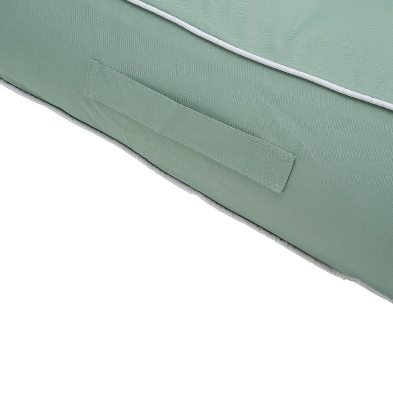 SUUNYLIFE LUXE FLOATING CHAIR- CASA CREAM, SAGE & MARINE STRIPE