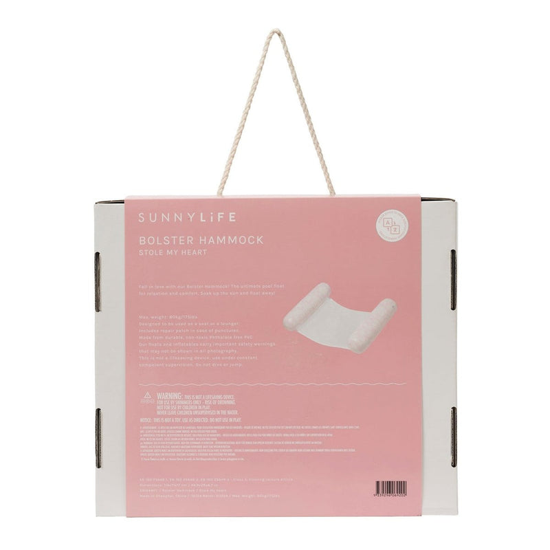 SUNNYLIFE BOLSTER HAMMOCK- PINK FLORAL