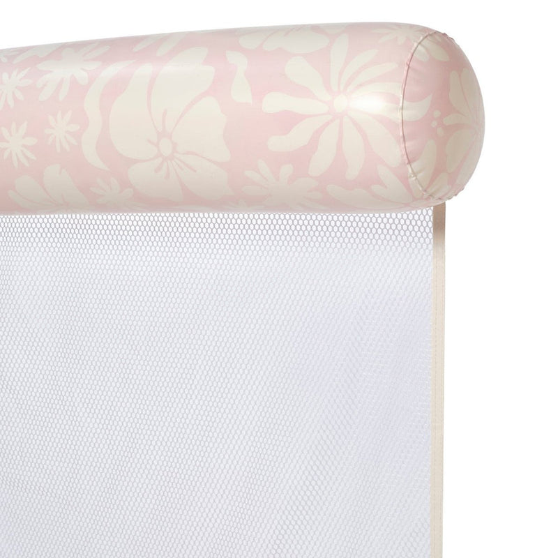 SUNNYLIFE BOLSTER HAMMOCK- PINK FLORAL