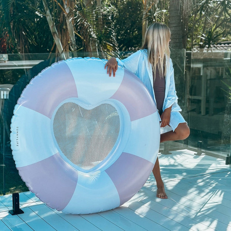 SUNNYLIFE LUXE TUBE POOL RING- STOLE MY HEART