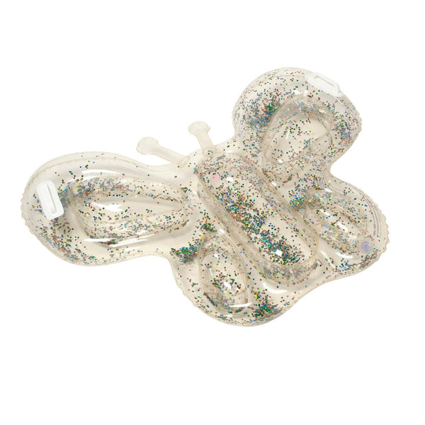 SUNNYLIFE KIDS LIE ON FLOAT- COTTON CANDY/ GLITTER