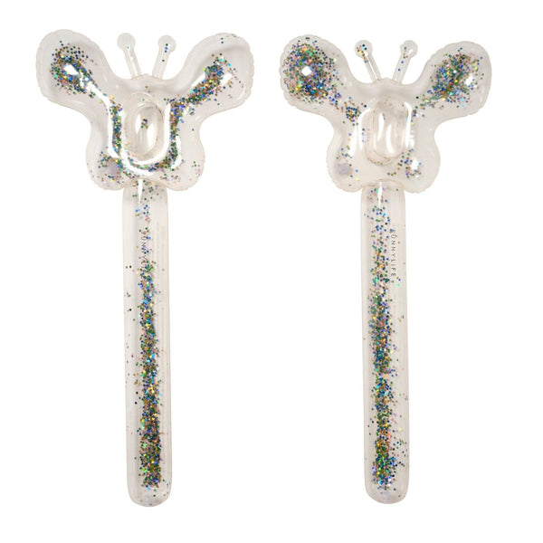 SUNNYLIFE KIDS INFLATABLE NOODLE- COTTON CANDY/ GLITTER