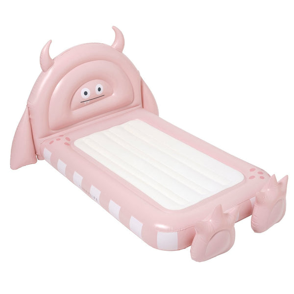 SUNNYLIFE KIDS SLEEP OVER BED MONSTER- SAGE & PINK