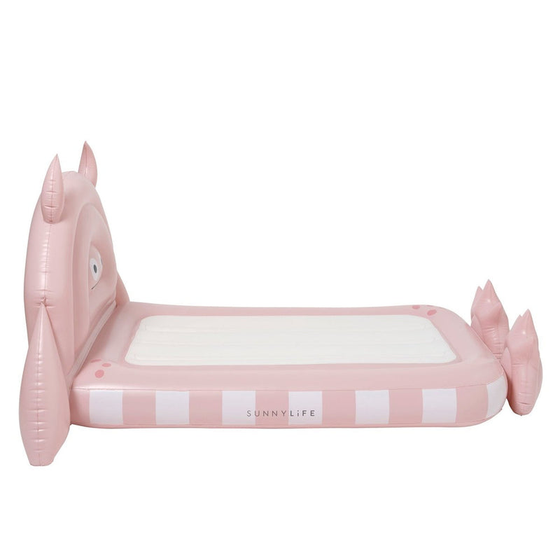 SUNNYLIFE KIDS SLEEP OVER BED MONSTER- SAGE & PINK