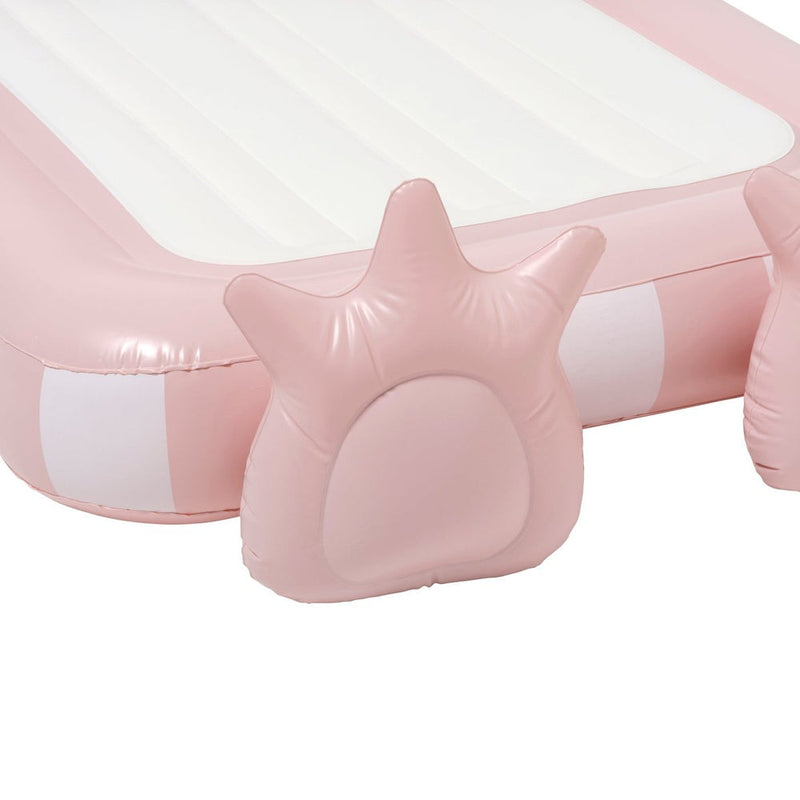 SUNNYLIFE KIDS SLEEP OVER BED MONSTER- SAGE & PINK
