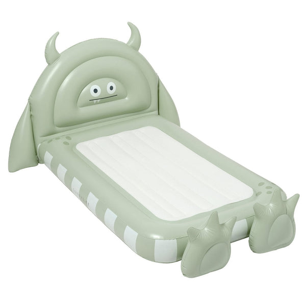 SUNNYLIFE KIDS SLEEP OVER BED MONSTER- SAGE & PINK