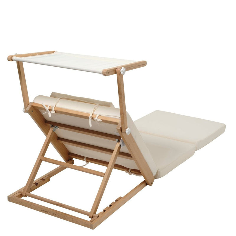 SUNNYLIFE POOL HOUSE DAYBED- CASA CREAM & SAGE STRIPE