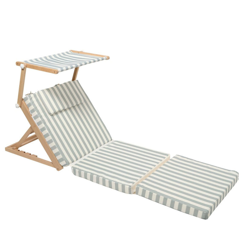 SUNNYLIFE POOL HOUSE DAYBED- CASA CREAM & SAGE STRIPE