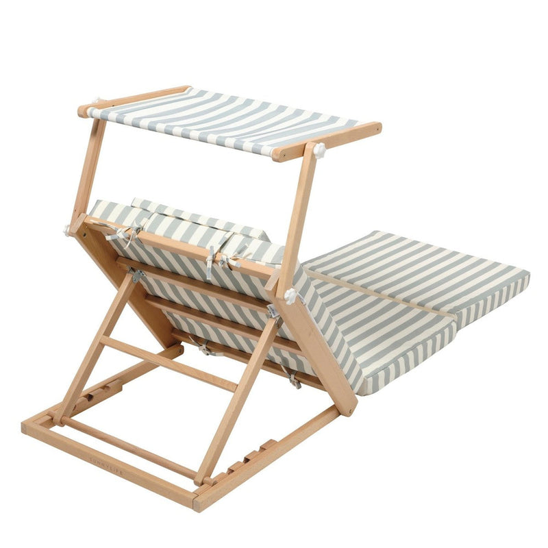 SUNNYLIFE POOL HOUSE DAYBED- CASA CREAM & SAGE STRIPE