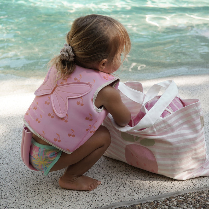SUNNYLIFE KIDS SWIM VEST-  COTTON CANDY