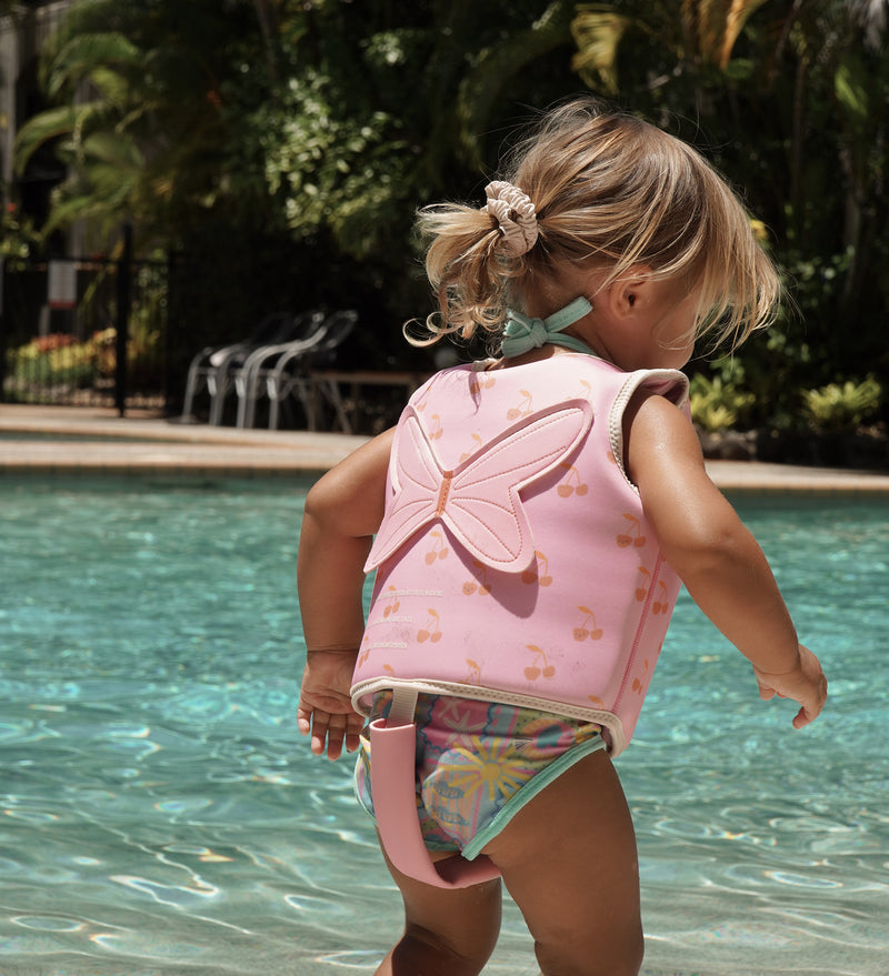 SUNNYLIFE KIDS SWIM VEST-  COTTON CANDY