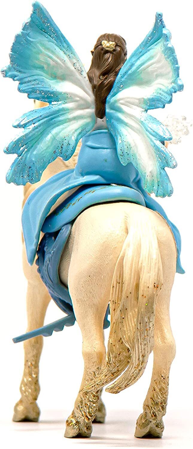 SCHLEICH BAYALA EYELA RIDING ON GOLDEN UNICORN