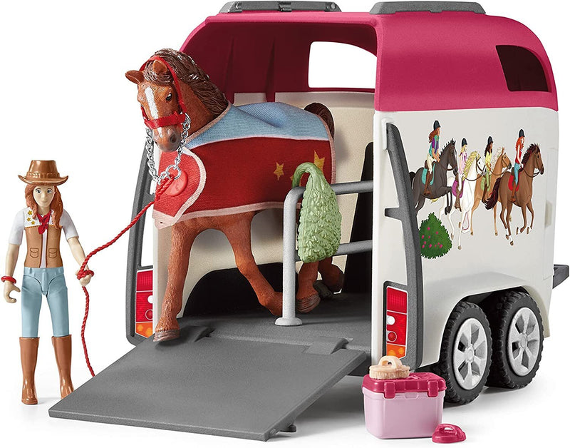 SCHLEICH HORSE CLUB ADVENTURES WITH CAR AND TRAILER