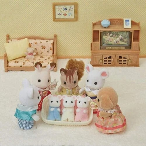 SLYVANIAN FAMILIES - MARSHMALLOW MOUSE TRIPLETS