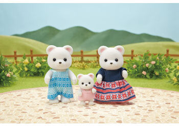 SYLVANIAN FAMILIES POLAR BEAR FAMILY