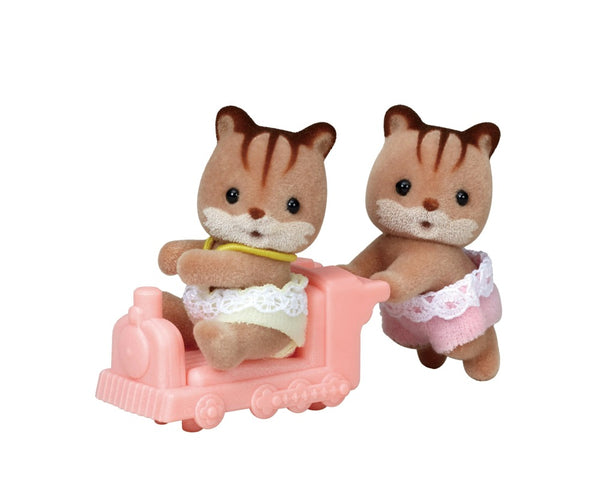 SYLVANIAN FAMILIES WALNUT SQUIRRELL TWINS