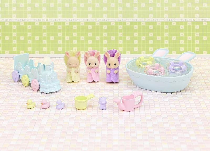 SYLVANIAN FAMILES TRIPLETS BABY BATHTIME