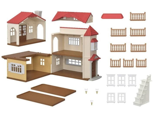SYLVANIAN FAMILIES RED ROOF HOME W ATTIC