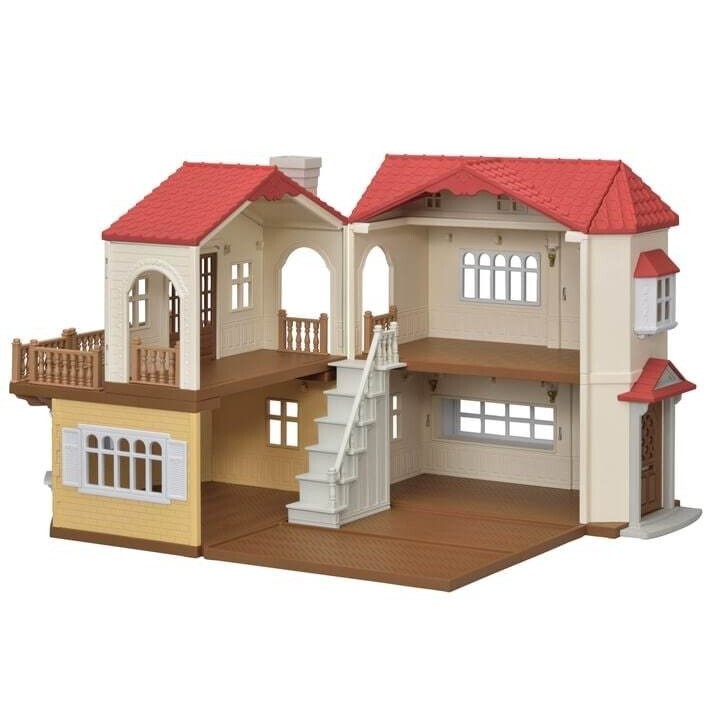 SYLVANIAN FAMILIES RED ROOF HOME W ATTIC