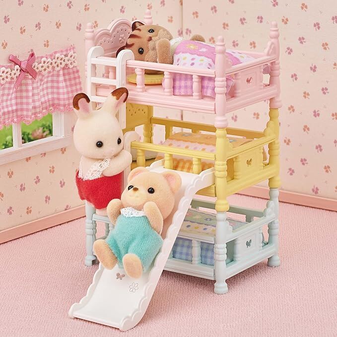 SYLVANIAN FAMILIES TRIPLET BUNK BEDS