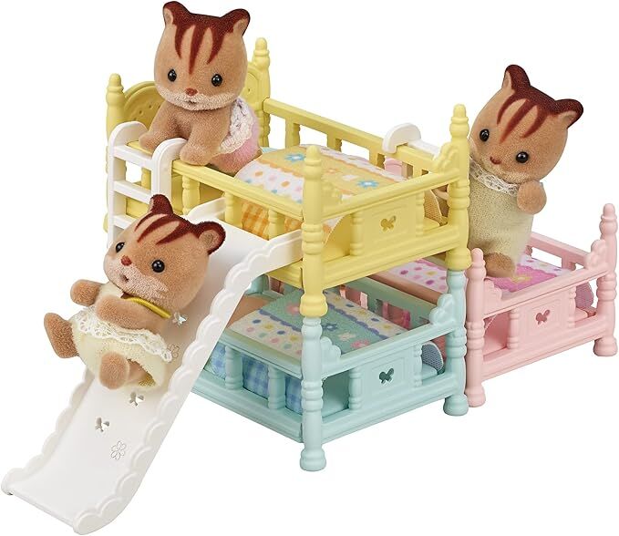 SYLVANIAN FAMILIES TRIPLET BUNK BEDS