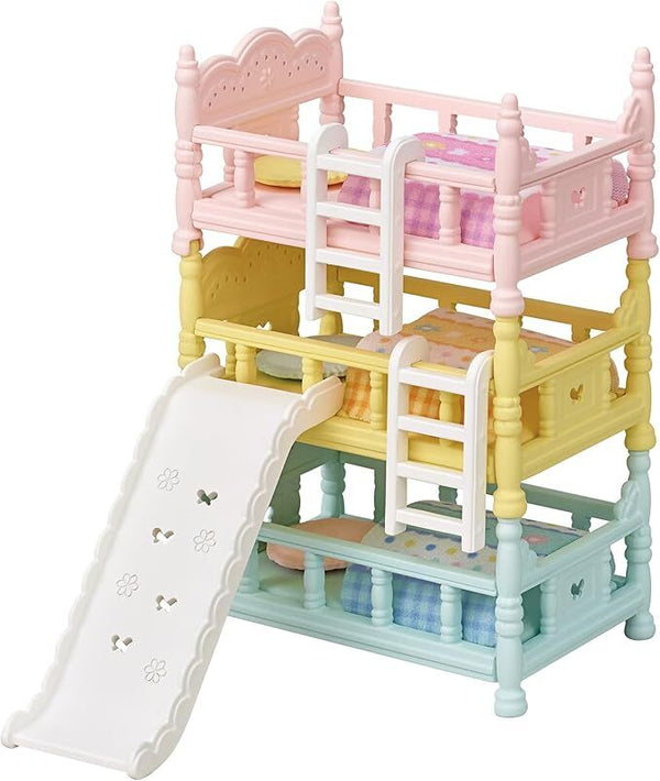SYLVANIAN FAMILIES TRIPLET BUNK BEDS