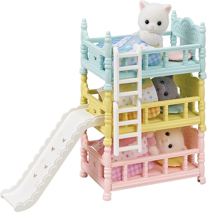 SYLVANIAN FAMILIES TRIPLET BUNK BEDS