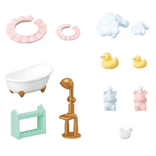 SYLVANIAN FAMILIES BATH TIME BUBBLE SIBLINGS