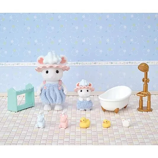 SYLVANIAN FAMILIES BATH TIME BUBBLE SIBLINGS