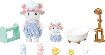 SYLVANIAN FAMILIES BATH TIME BUBBLE SIBLINGS