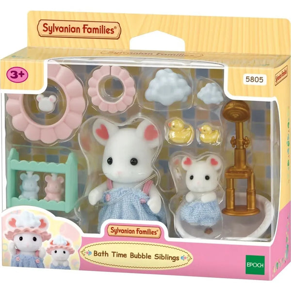 SYLVANIAN FAMILIES BATH TIME BUBBLE SIBLINGS