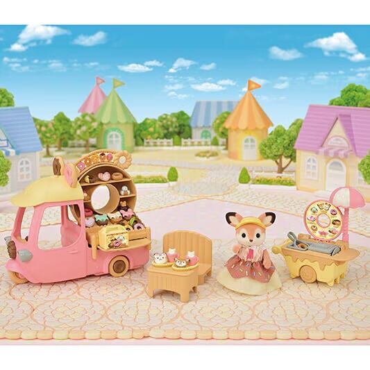 SYLVANIAN FAMILIES DIP DIP DONUTS WAGON