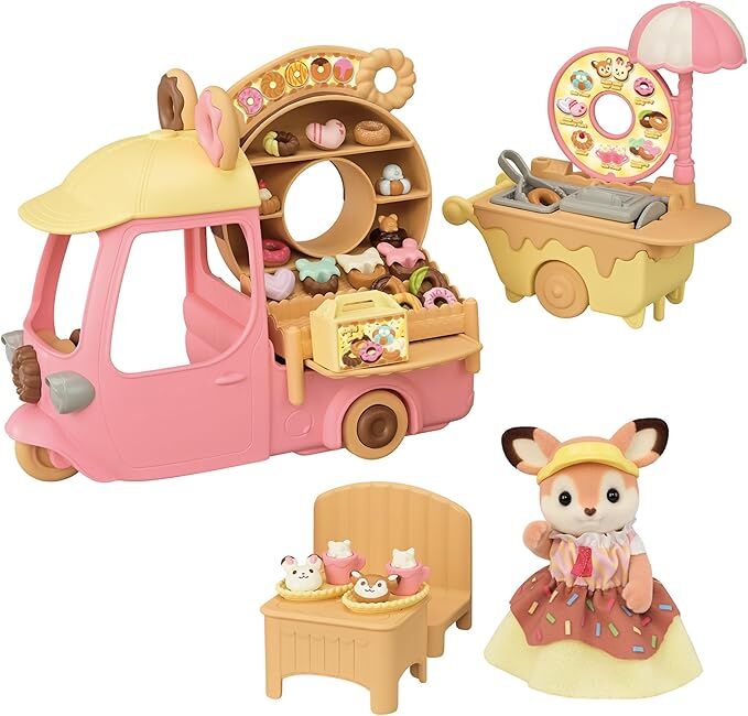 SYLVANIAN FAMILIES DIP DIP DONUTS WAGON